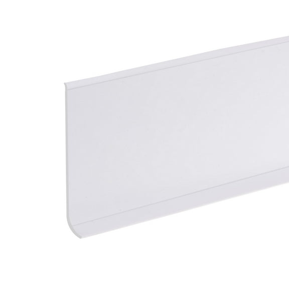 Uxcell 20ft x 4" Baseboard Trim Peel and Stick Wall Flexible Molding Trim, White