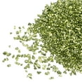 thumbnail image 1 of Uxcell 20g Crushed Glass Chips, 1-3mm Irregular Metallic Sequins Glass Stone Yellow Green, 1 of 5