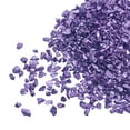 thumbnail image 1 of Uxcell 20g Crushed Glass Chips, 2-4mm Irregular Metallic Chunky Sequins Glass Stone Blue Purple, 1 of 5