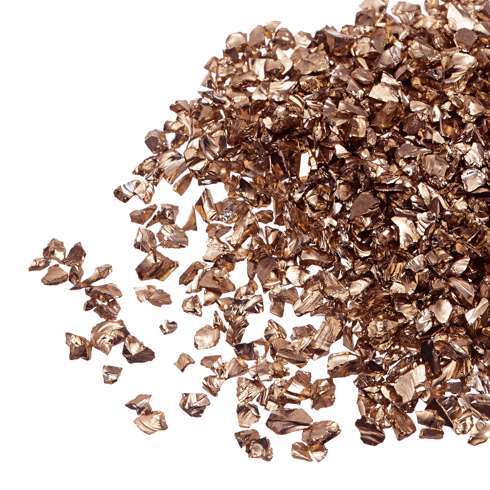Uxcell 20g Crushed Glass Chips, 2-4mm Irregular Metallic Chunky Sequins ...