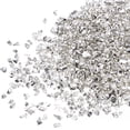 thumbnail image 1 of Uxcell 20g Crushed Glass Chips, 2-4mm Irregular Metallic Chunky Sequins Glass Stone Silver Tone, 1 of 4