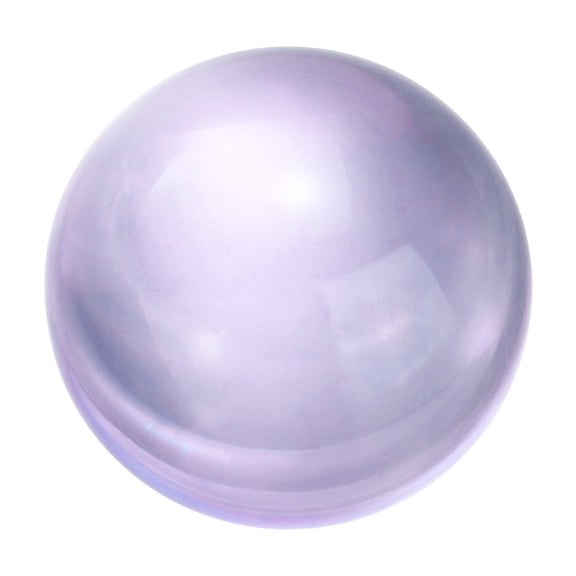 Uxcell 20mm/0.8" Crystal Sphere Ball Glass Solid Decorative Sphere Crystal Ball Prop Ornament for Feng Shui Divination Tabletop Fountain Decoration, Purple