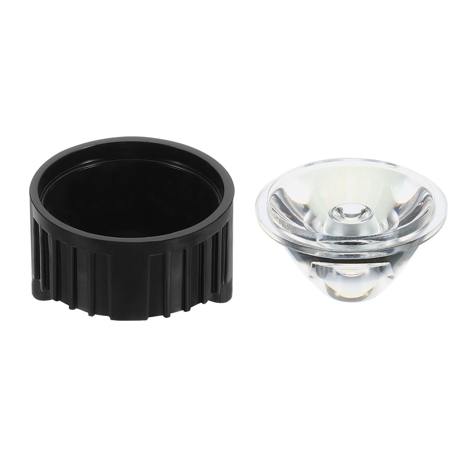 Rectangle Flashlight Lense Uxcell 20mm 15 Degree LED Lens with Stand Holder for Flashlight, 20 Set ...
