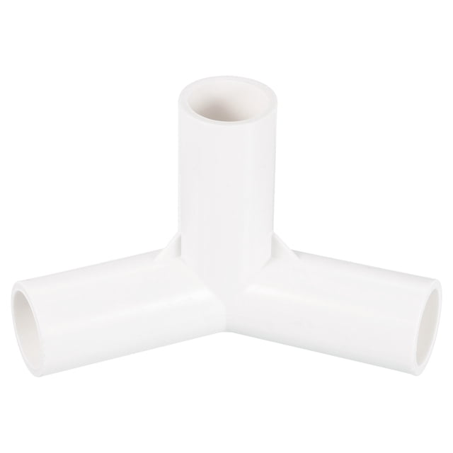 Uxcell 20mm 3 Way Elbow Joint Connectors Adapters for Garden Home PVC ...