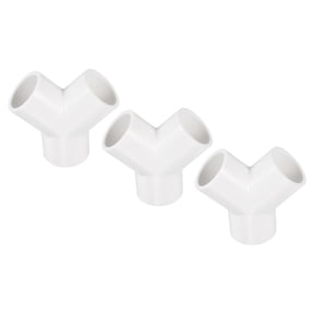 Uxcell Y Shape Joint Connectors Adapters for Garden Home Water Pipe Fittings 0.8" 3