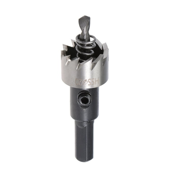 Uxcell 20mm HSS Hole Saw Drill Bit Opener Cutter for Stainless Steel Metal Wood