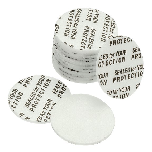 Uxcell 20mm PS Foam Resistant Tamper Pressure Sensitive Seal White 500 Pack