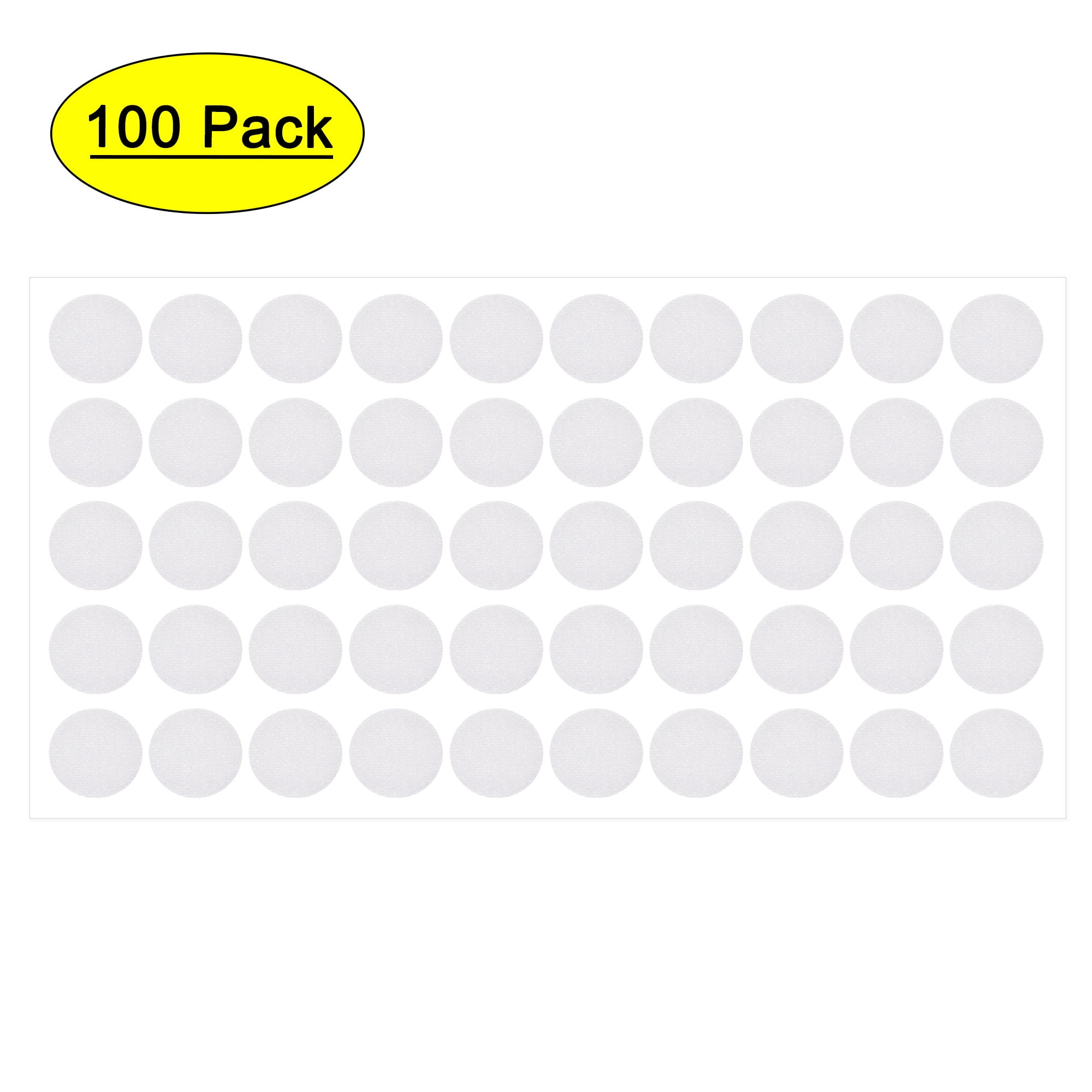 Uxcell 20mm Round Sticky Back Hook Loop Self Adhesive Nylon 50 Pairs