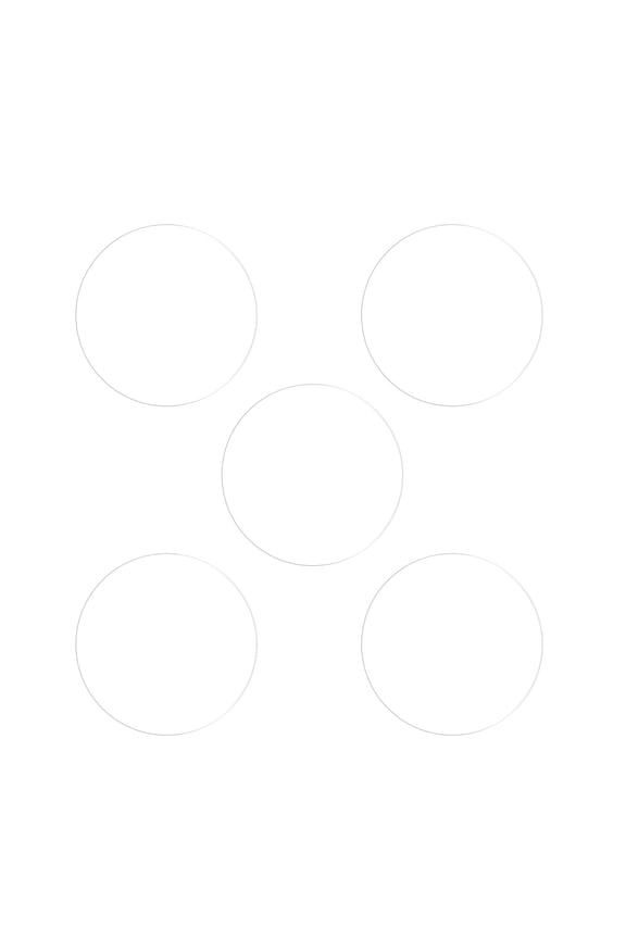 20mm Soft TPU Anti Scratch HD Clear Round Watch Glass Screen Protectors 5 Pack