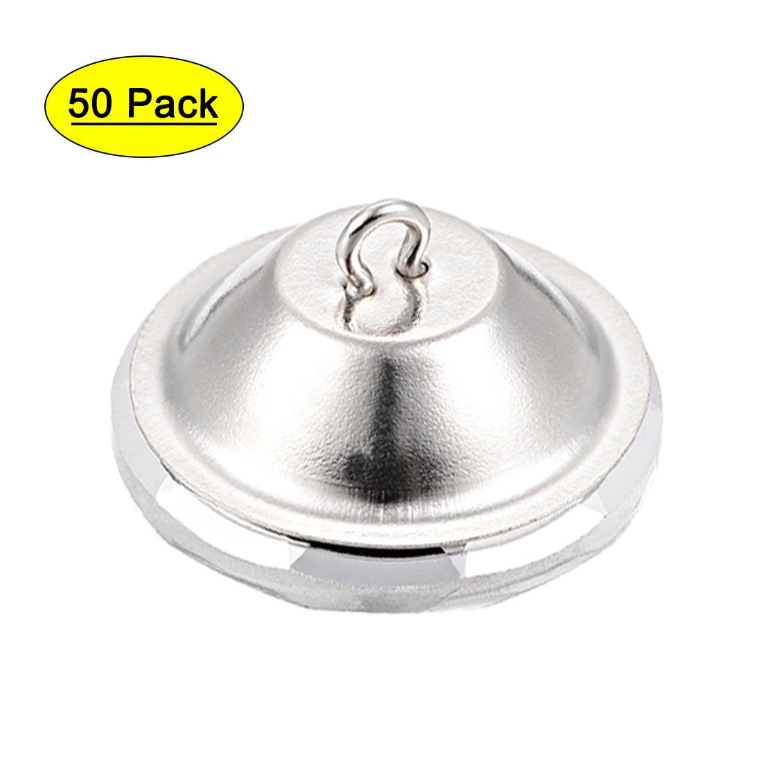 Uxcell 20mmx16mm DIY Decoration Crystal Upholstery Buttons 50 Pack, 30mmx22mm