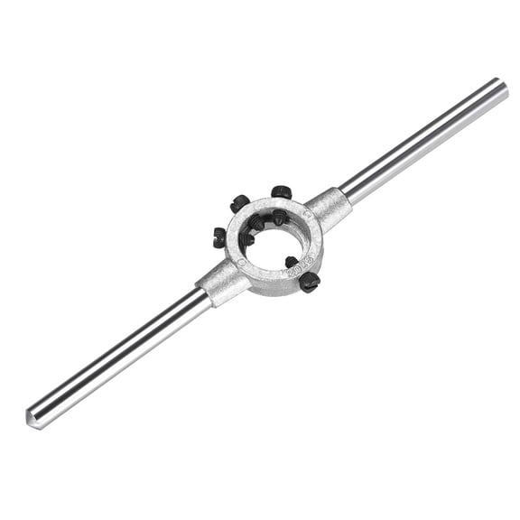Uxcell 20mmx5mm Metric M3-M4 Round Die Stock Holder Handle Wrench Uncoated