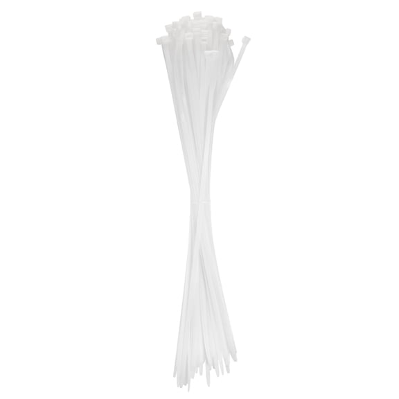 Uxcell 20pack Cable Zip Ties, Plastic Nylon Ties Wraps, 35-Inch/900mm Self-Locking Wire Cord Electrical Zip-Ties, White