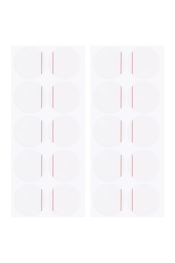 20pack Watch Back Cover Protective Film, 42mm Red Line PE Watch Back Case Protector Film Stickers