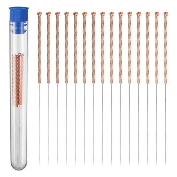 Uxcell 20pcs 3D Printer Nozzle Cleaning Needles 0.6mm Stainless Steel Nozzles Cleaner Tool 3D Printing Nozzle Cleaning Kit for 3D Printers Accessories