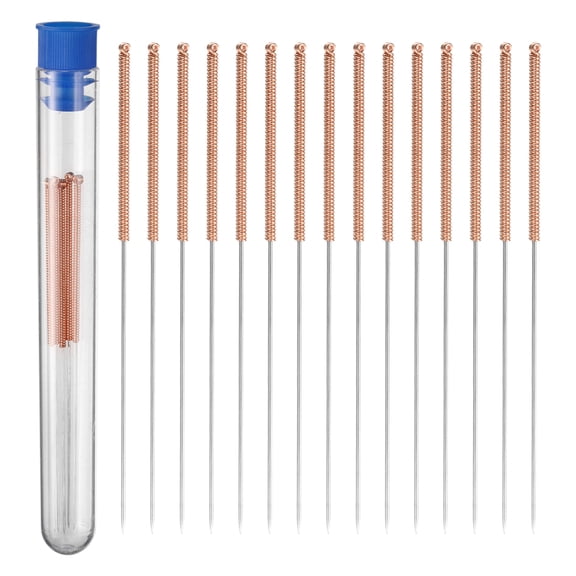 Uxcell 20pcs 3D Printer Nozzle Cleaning Needles 0.8mm Stainless Steel Nozzles Cleaner Tool 3D Printing Nozzle Cleaning Kit for 3D Printers Accessories