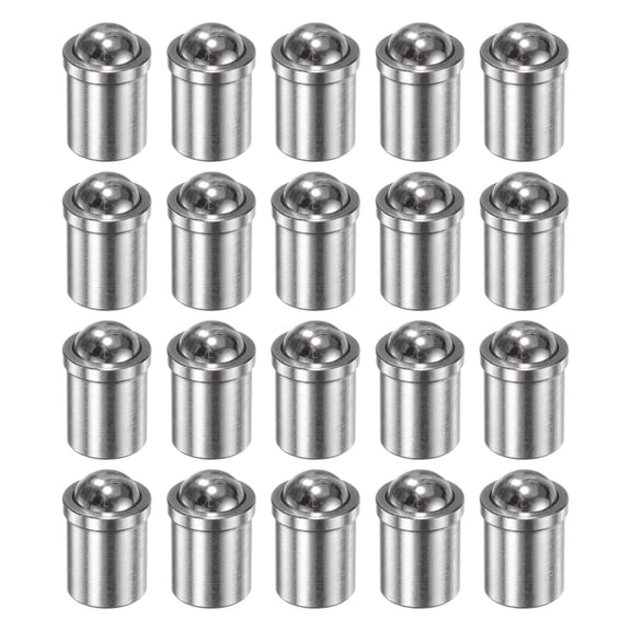 Uxcell 20pcs Ball Plunger 12x16mm 304 Stainless Steel Precision Positioning Beads Ball Point Spring Plungers