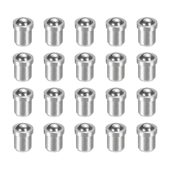 Uxcell 20pcs Ball Point Spring Plunger 3x4mm 1N Stainless Steel Small Ball Plunger