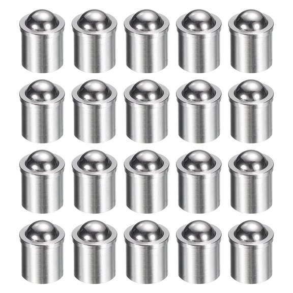 Uxcell 20pcs Ball Point Spring Plunger 8x9mm 40N Stainless Steel Small Ball Plunger