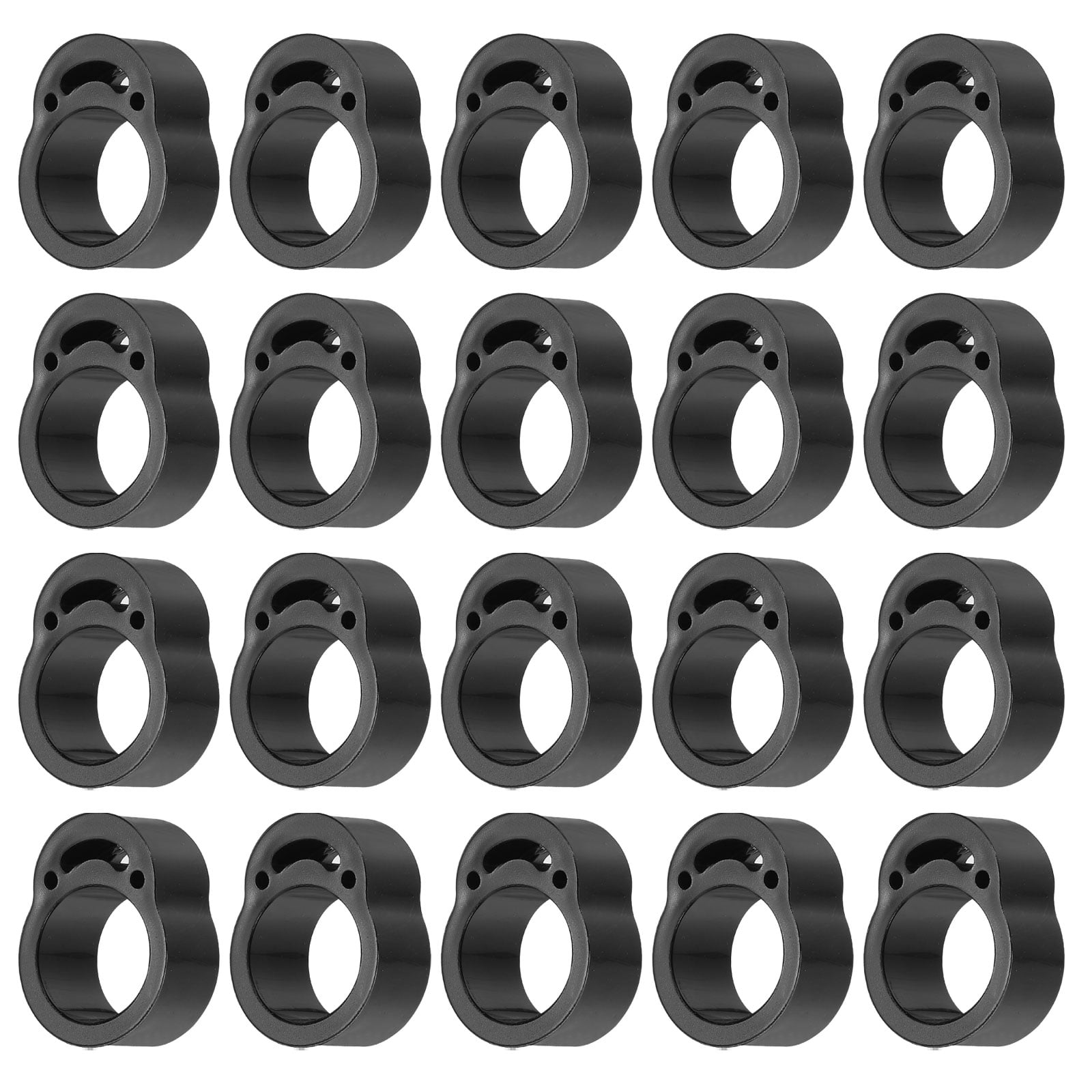 Uxcell 20Pcs Door Handle Stopper, 17mm Hole Door Knob Stoppers Wall ...