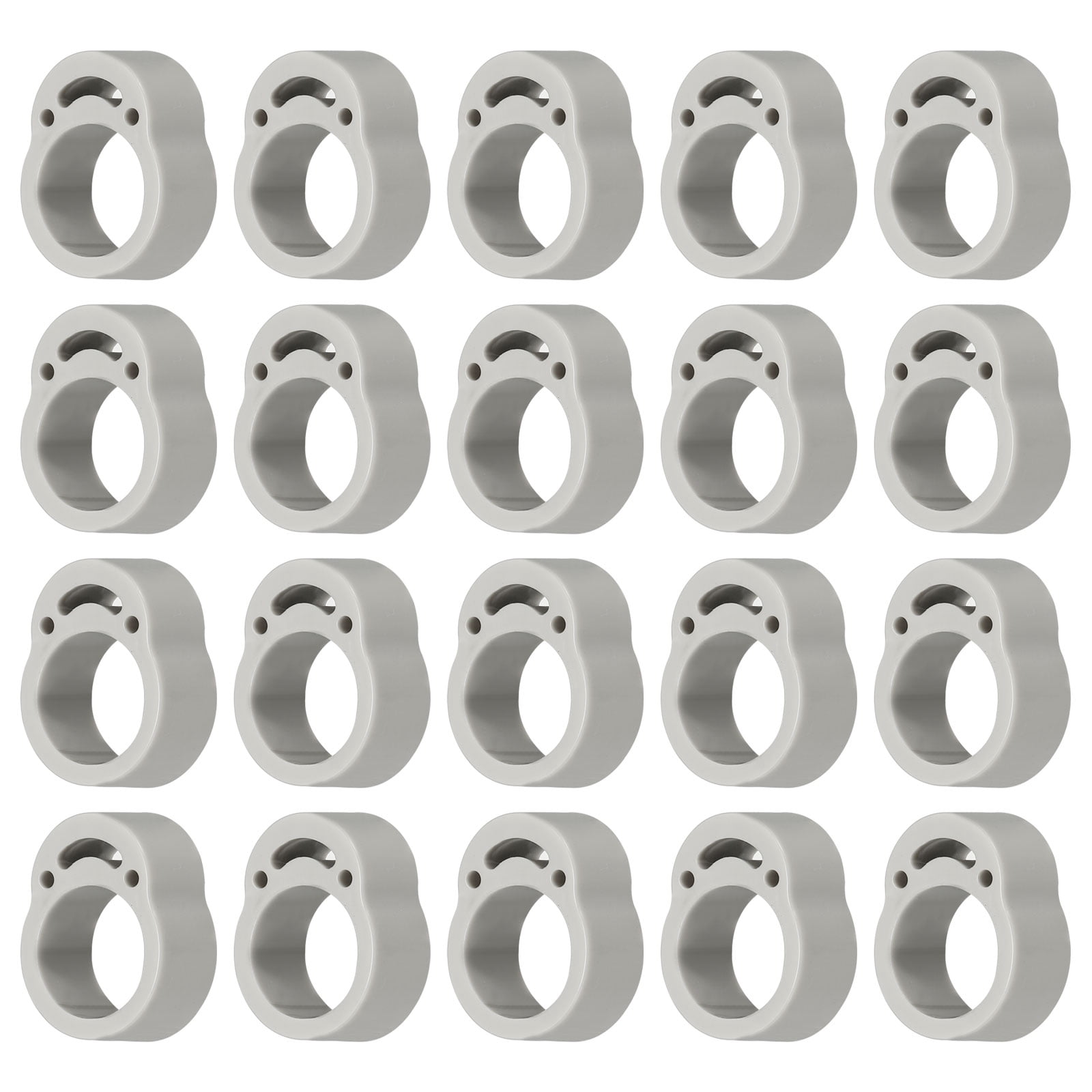 Uxcell 20Pcs Door Handle Stopper, 17mm Hole Door Knob Stoppers Wall ...