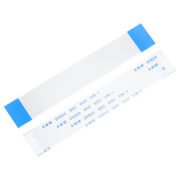 Uxcell 20pcs FFC FPC Flat Flexible Cable, 12 Pins 1.0mm Pitch 80mm Long (A Type) for LCD 3D Printer Camera DVD TV Laptop Audio