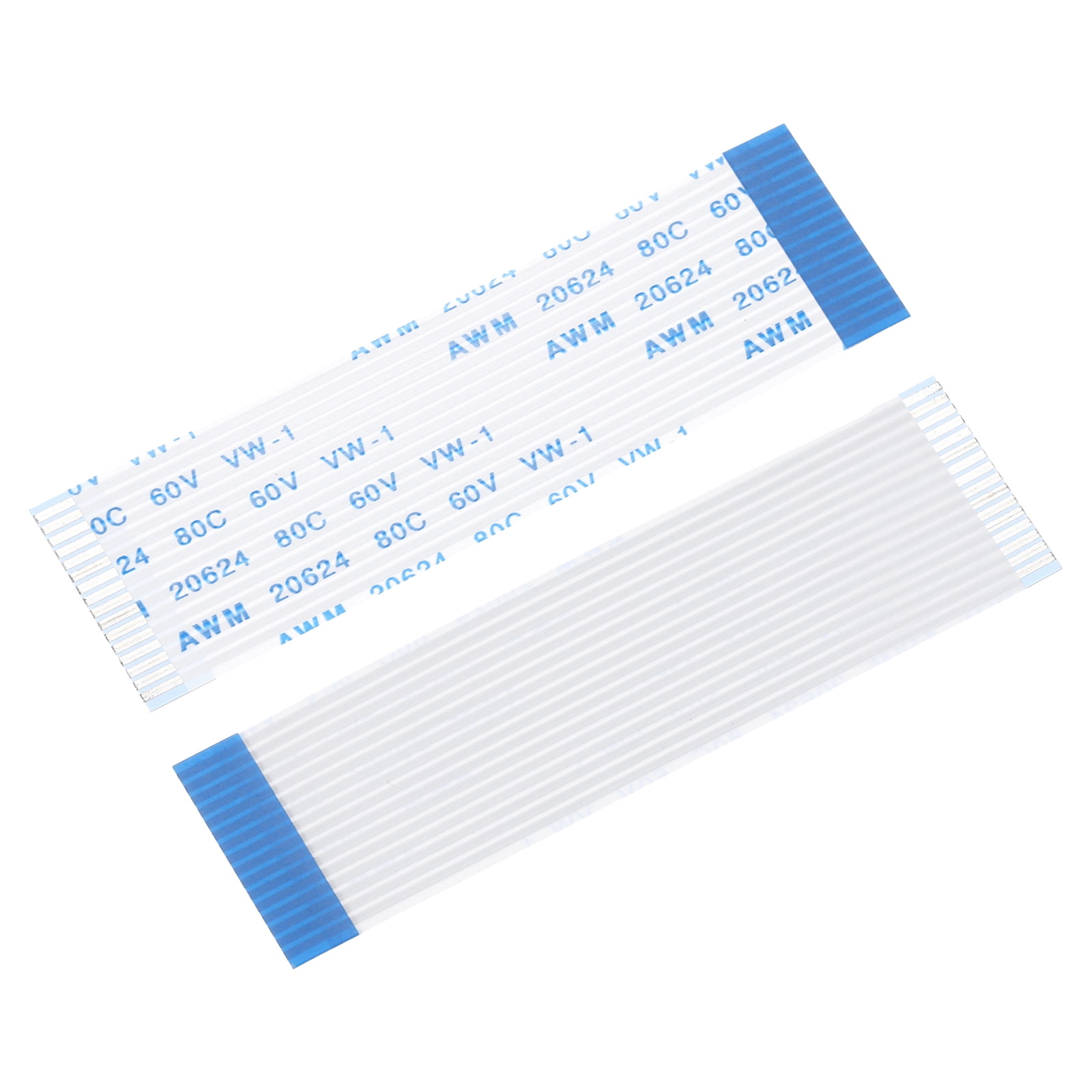Uxcell 20pcs FFC FPC Ribbon Flat Flexible Cables, 16 Pin 0.5mm Pitch ...