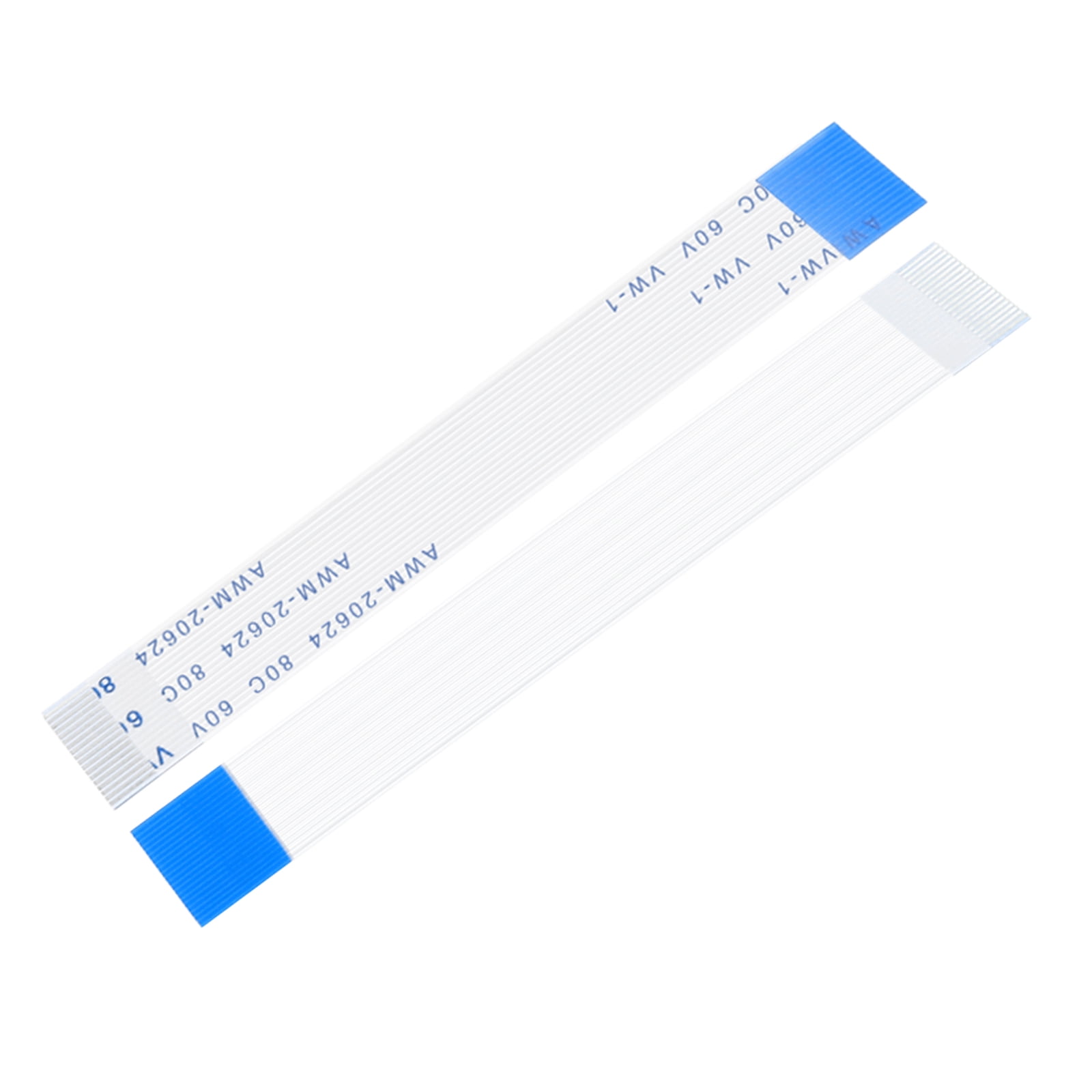 Uxcell 20pcs FFC FPC Ribbon Flat Flexible Cables, 18 Pin 0.5mm Pitch ...