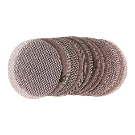 Uxcell 20pcs Mesh Sanding Discs 4 Inch Hook and Loop Sanding Net 150 Grits Dust Free Abrasive Pads for Wood Furniture