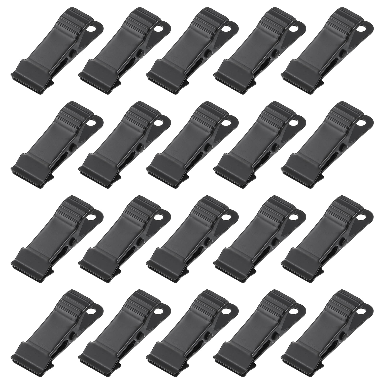 Uxcell 20pcs Metal Alligator Clamps 1.3