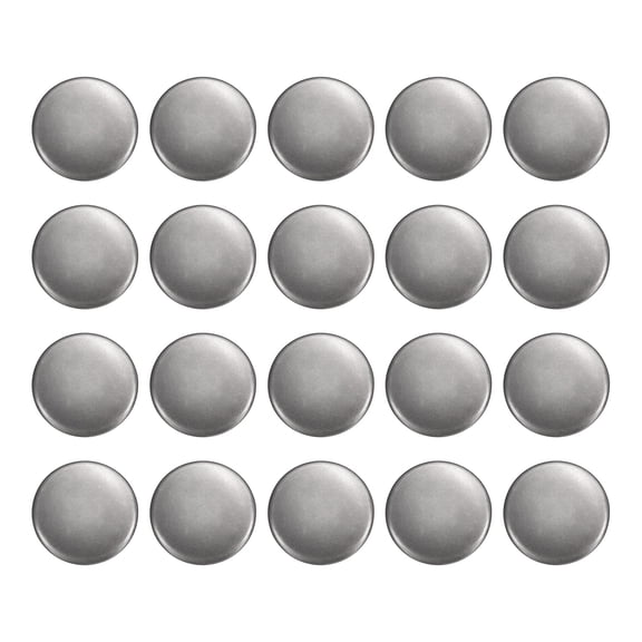 Uxcell 20pcs Metal Round Buttons 15mm Brass Sewing Craft Buttons, Gun