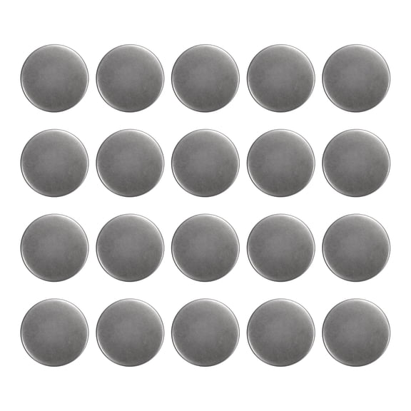 Uxcell 20pcs Metal Round Buttons 20mm Brass Sewing Craft Buttons, Gun