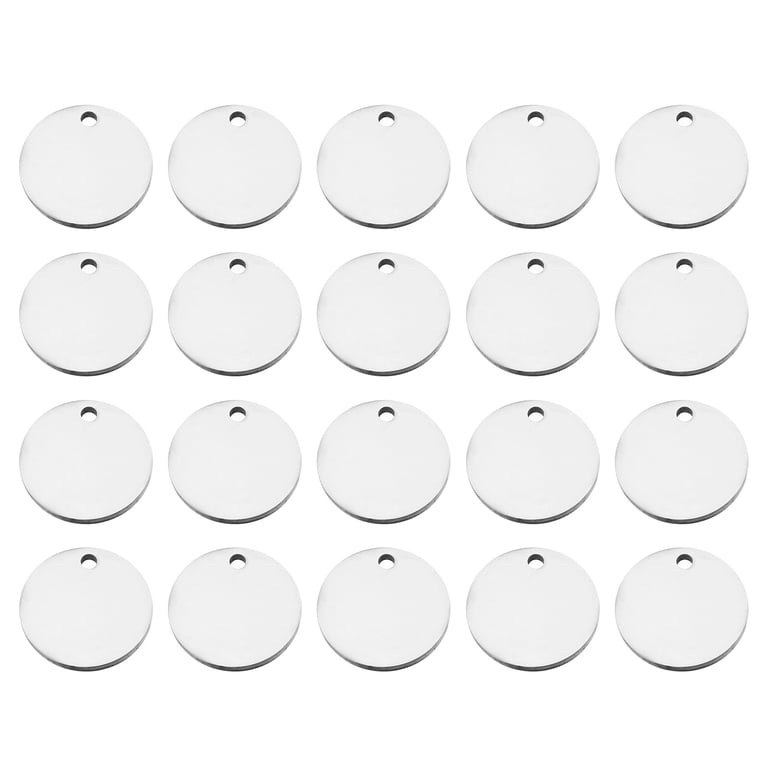 20 Pcs Brass Rectangle Blank Bar Pendants - Stamping Blanks For DIY Necklace & Bracelet Charms