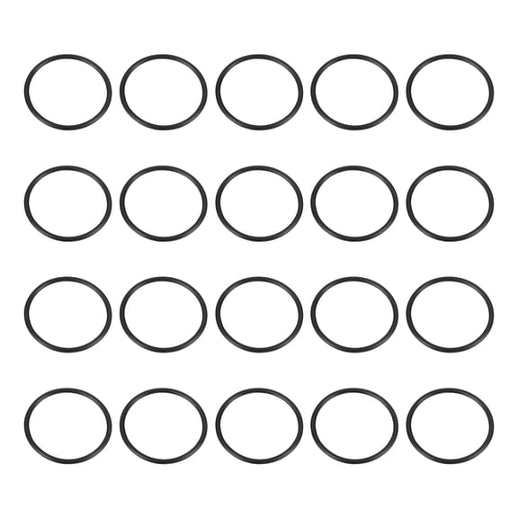 Uxcell 20pcs Nitrile Rubber O-Rings 32mm OD 28mm ID 2mm Width Metric Buna-N NBR Sealing Gasket Plumbing Sealing Repair O Rings for Car Auto Vehicle Repair Faucet Air Gas