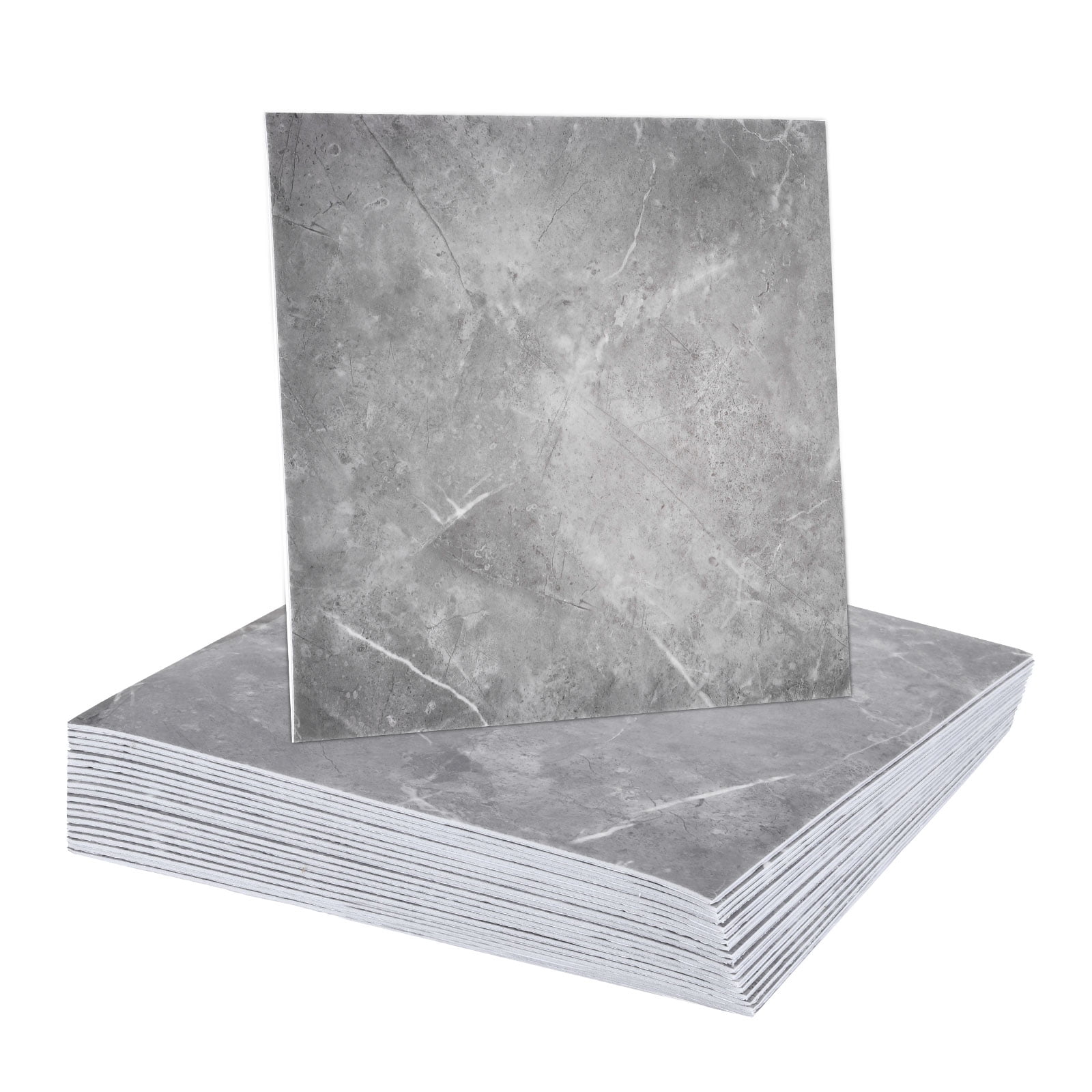 Uxcell 20Pcs Peel and Stick Marble Tiles, Waterproof Wall Panel Backsplash, 11.81"x11.81" Peel and Stick Shower Tiles for Bathroom, Palace Jade Design