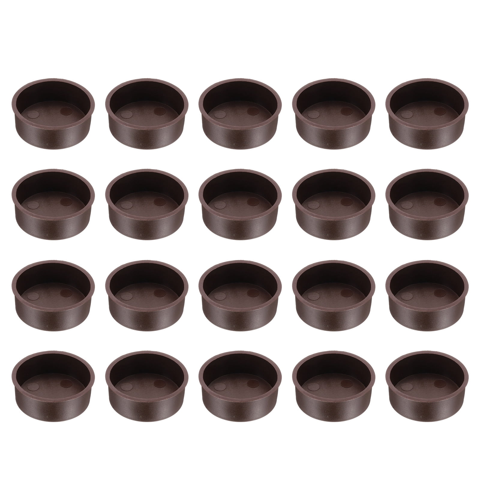 Uxcell 20pcs Plastic Hole Cover Plug for 37mm(1 1/2