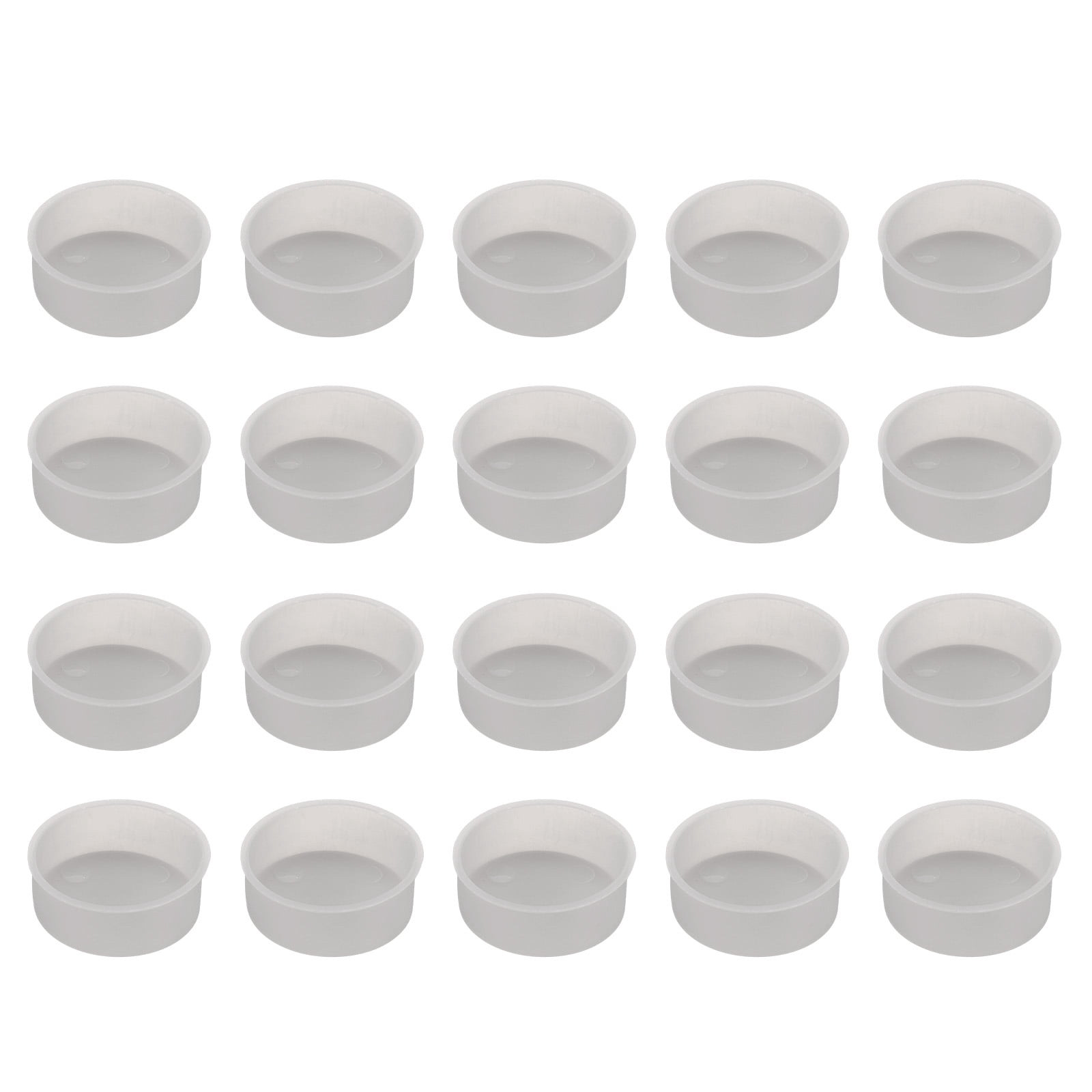 Uxcell 20pcs Plastic Hole Cover Plug for 35mm(1 3/8