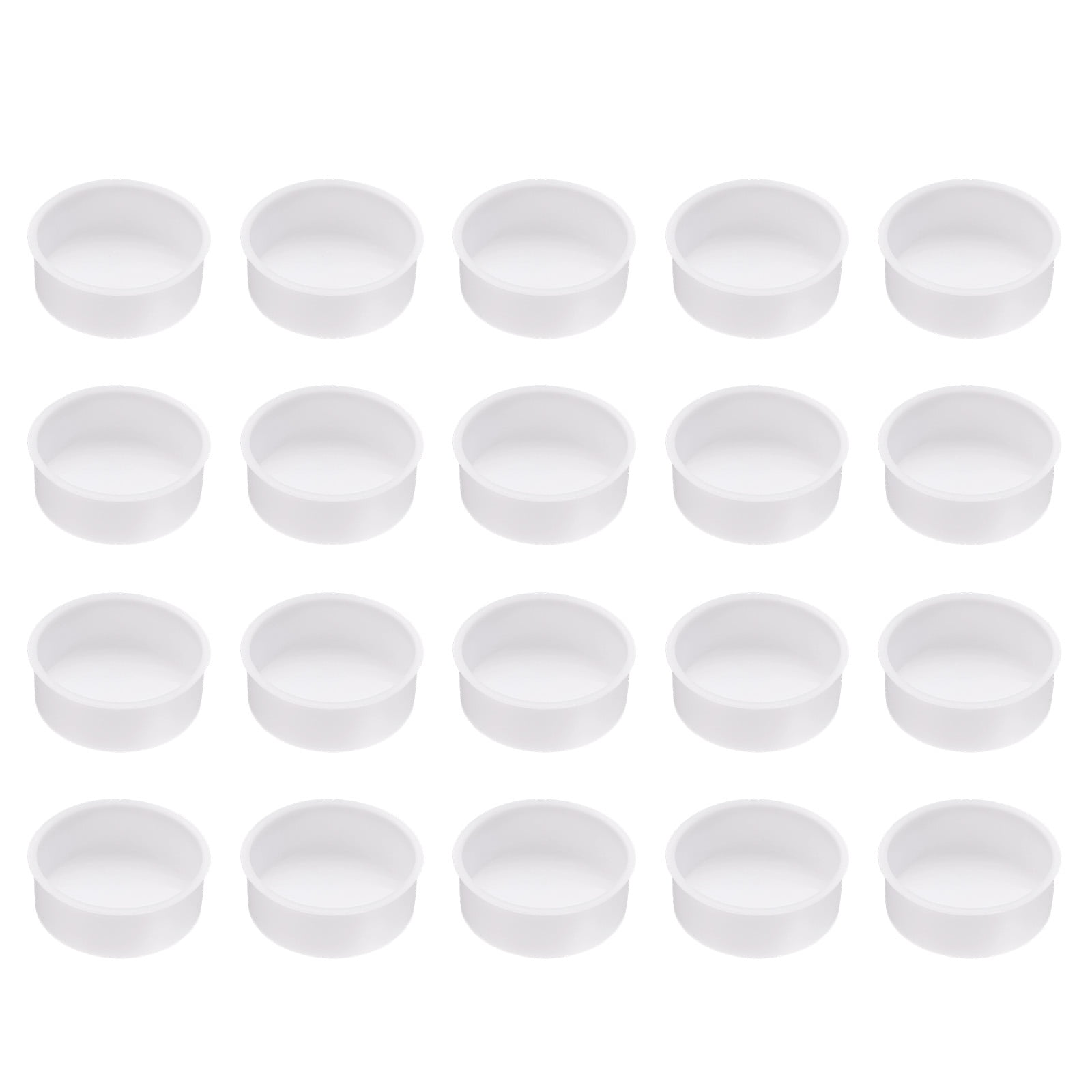 Uxcell 20pcs Plastic Hole Cover Plug for 35mm(1 3/8