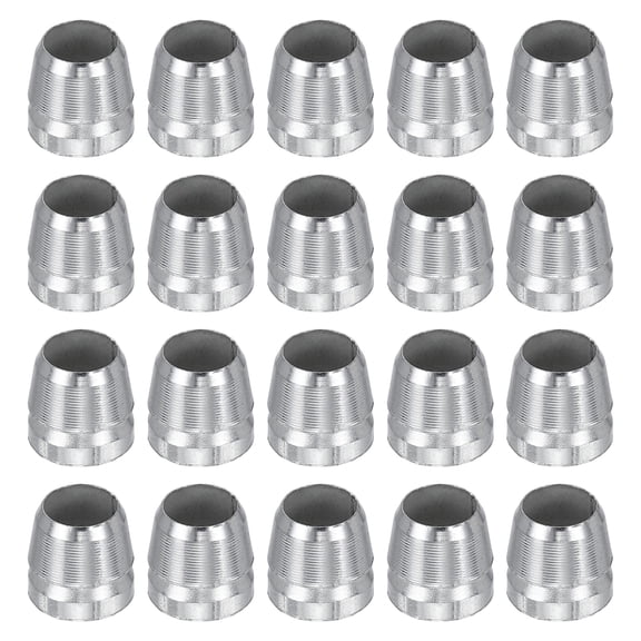Uxcell 20pcs Round Axe Handle Wedge 12mm Bright Safety Metal Handle Wedges Hammer for Axe Claw Hammer Sledge, Silver