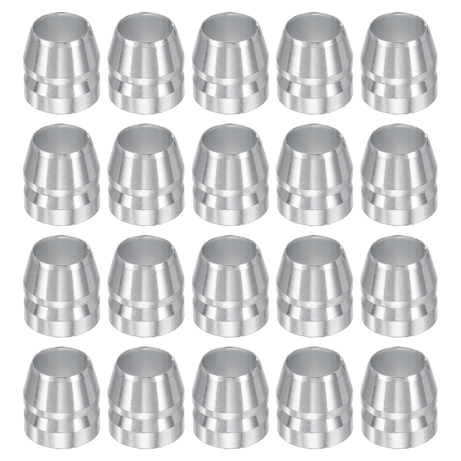 Uxcell 20pcs Round Axe Handle Wedge 18mm Bright Safety Metal Handle Wedges Hammer for Axe Claw Hammer Sledge, Silver