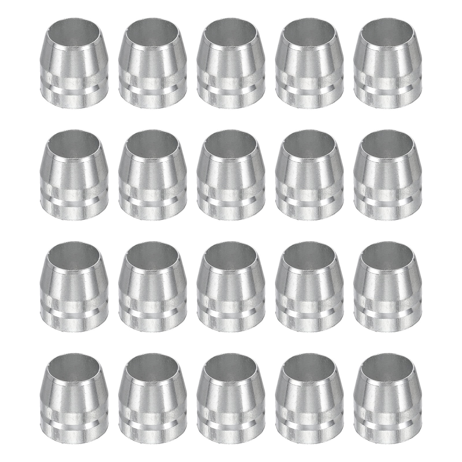 Uxcell 20pcs Round Axe Handle Wedge 20mm Bright Safety Metal Handle Wedges Hammer for Axe Claw Hammer Sledge, Silver