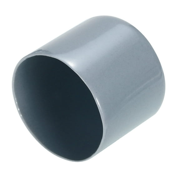 Uxcell 20pcs Rubber End Caps 35mm ID Vinyl Round Tube Bolt Cap Cover Screw Thread Protectors Grey