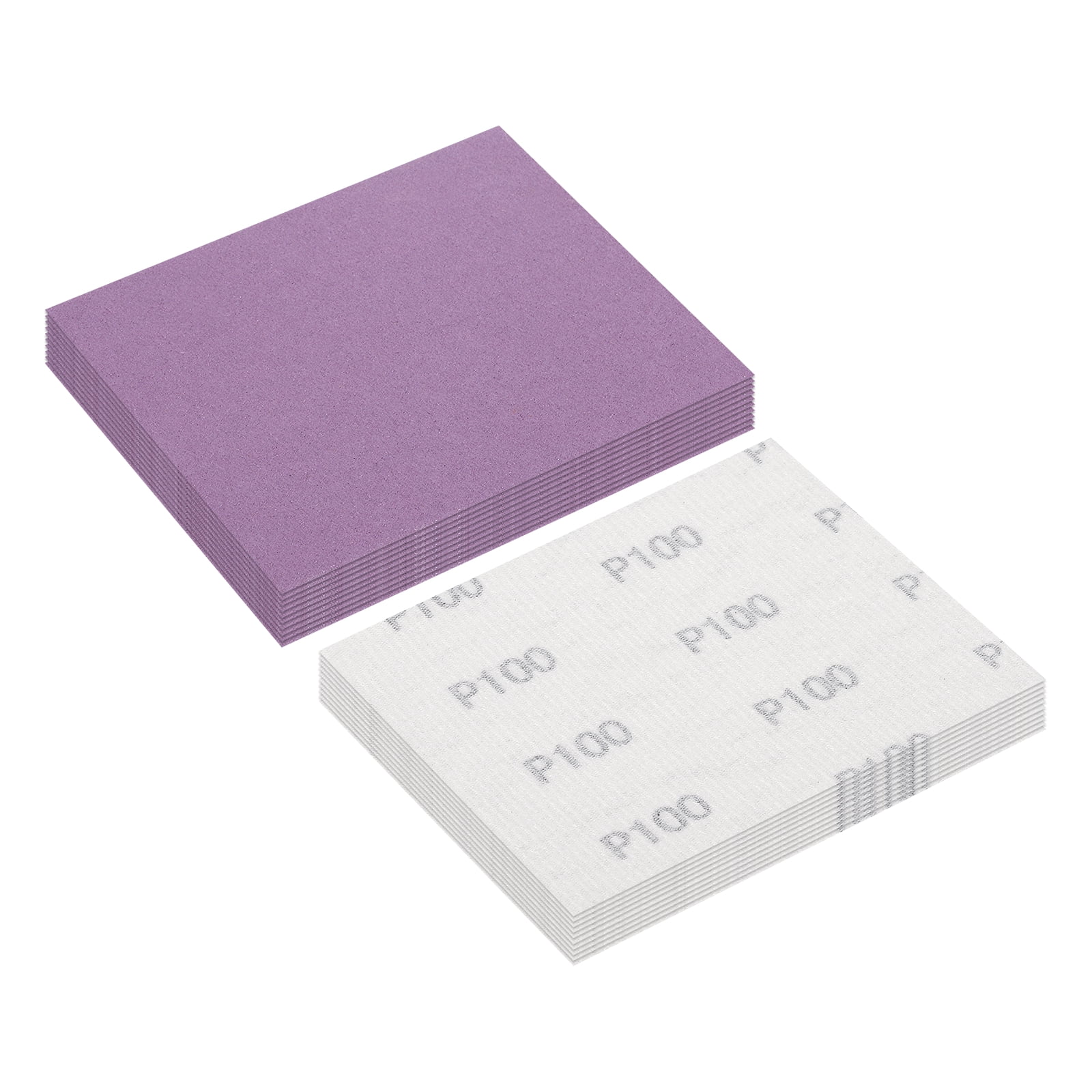 Uxcell 20pcs Sand Papers - [4.5 x 5.5 Inch x 100 Grits] Hook & Loop ...