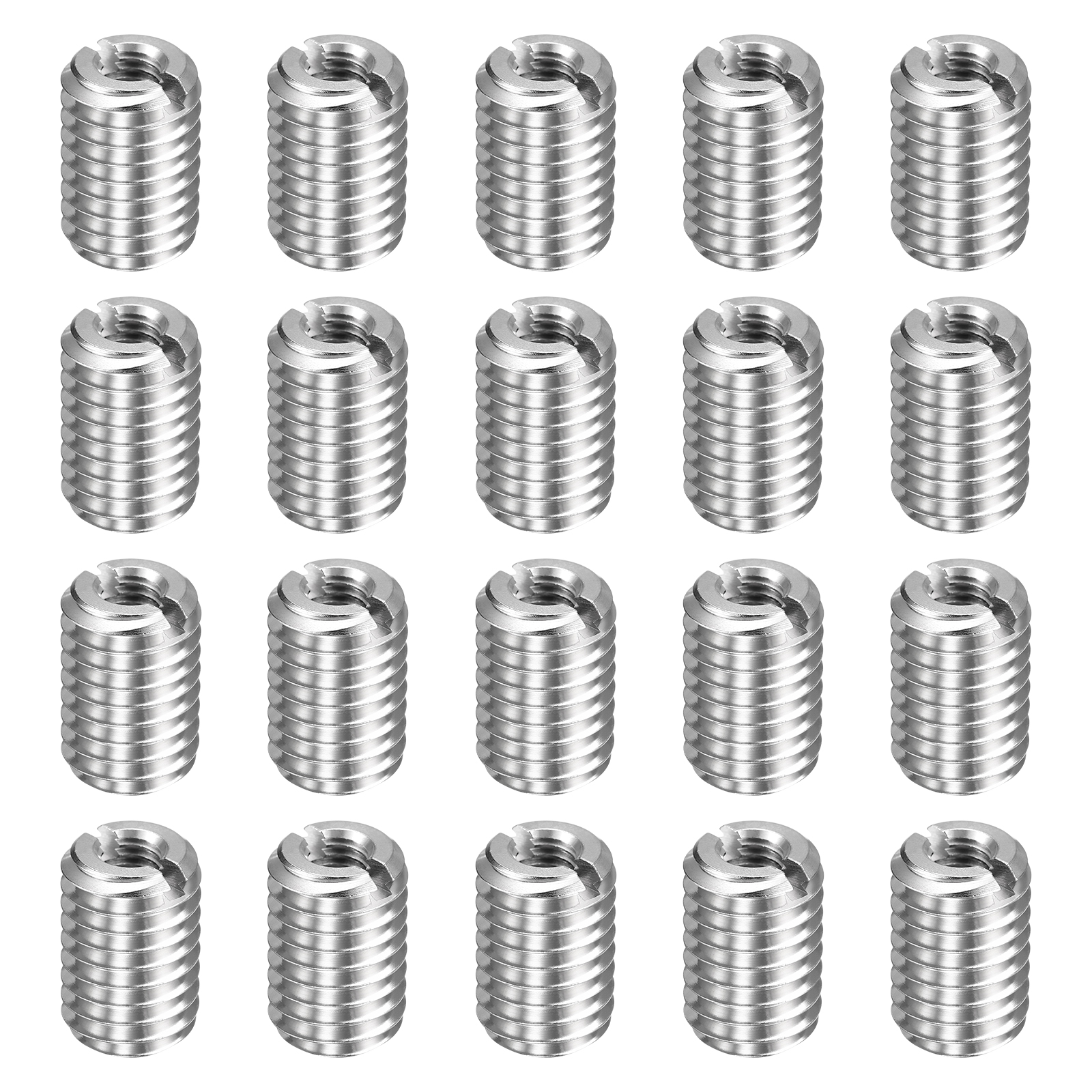 Uxcell 20pcs Thread Repair Inserts M10 x 1.5 Male to M5 x 0.8 Female ...