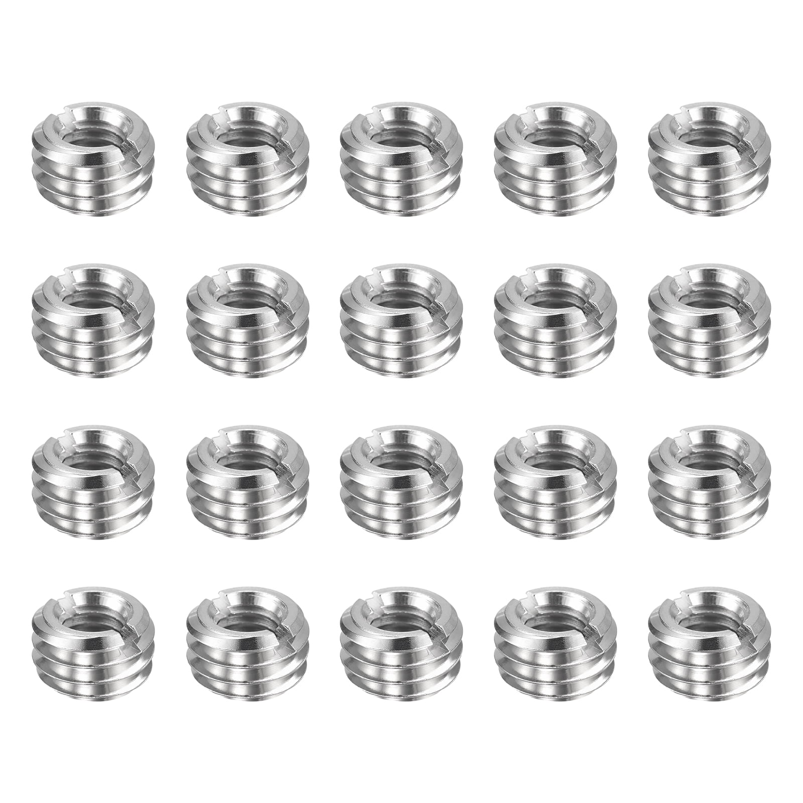 Uxcell 20pcs Thread Repair Inserts M10 x 1.5 Male to M6 x 1 Female ...
