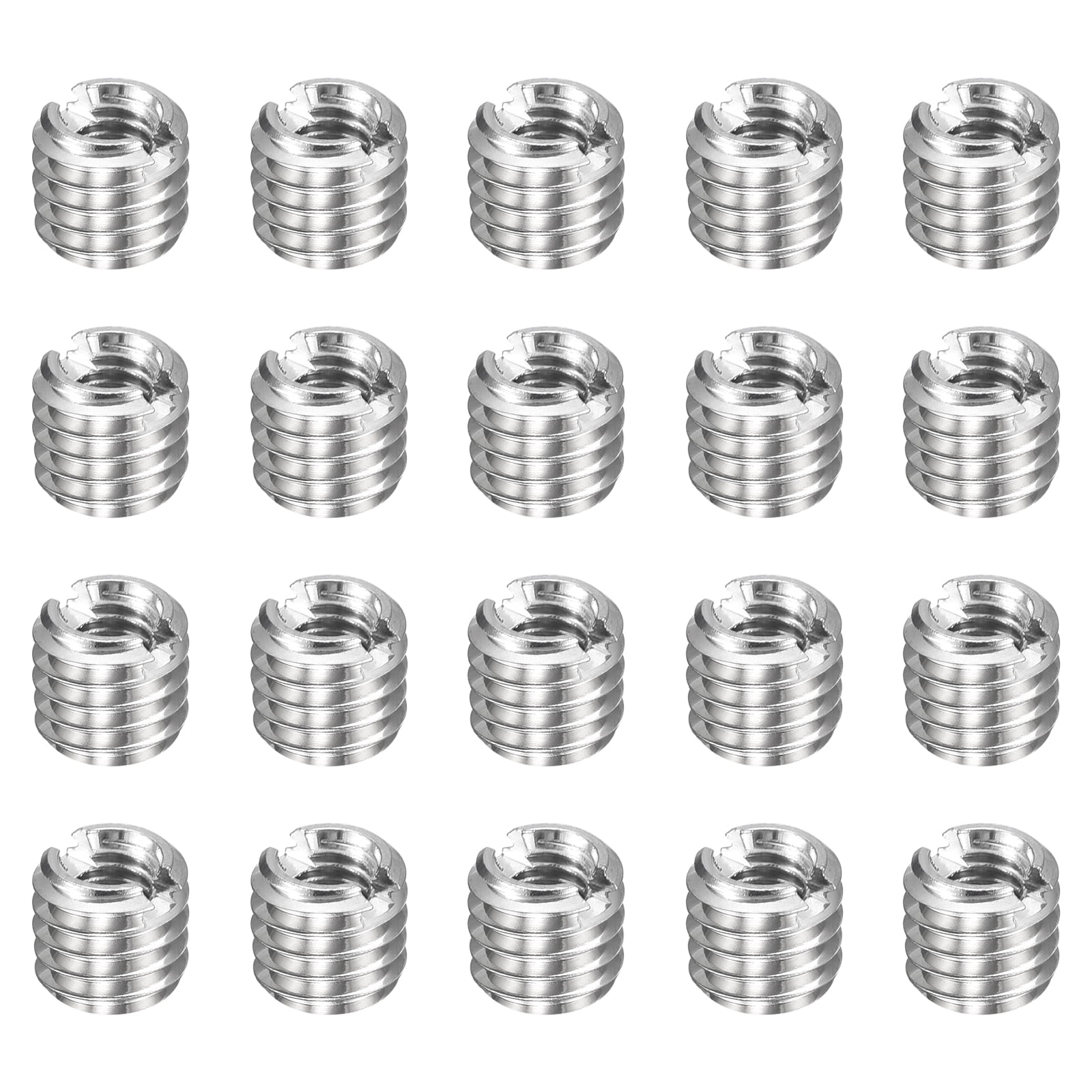 Uxcell 20pcs Thread Repair Inserts M5 x 0.8 Male to M3 x 0.5 Female ...