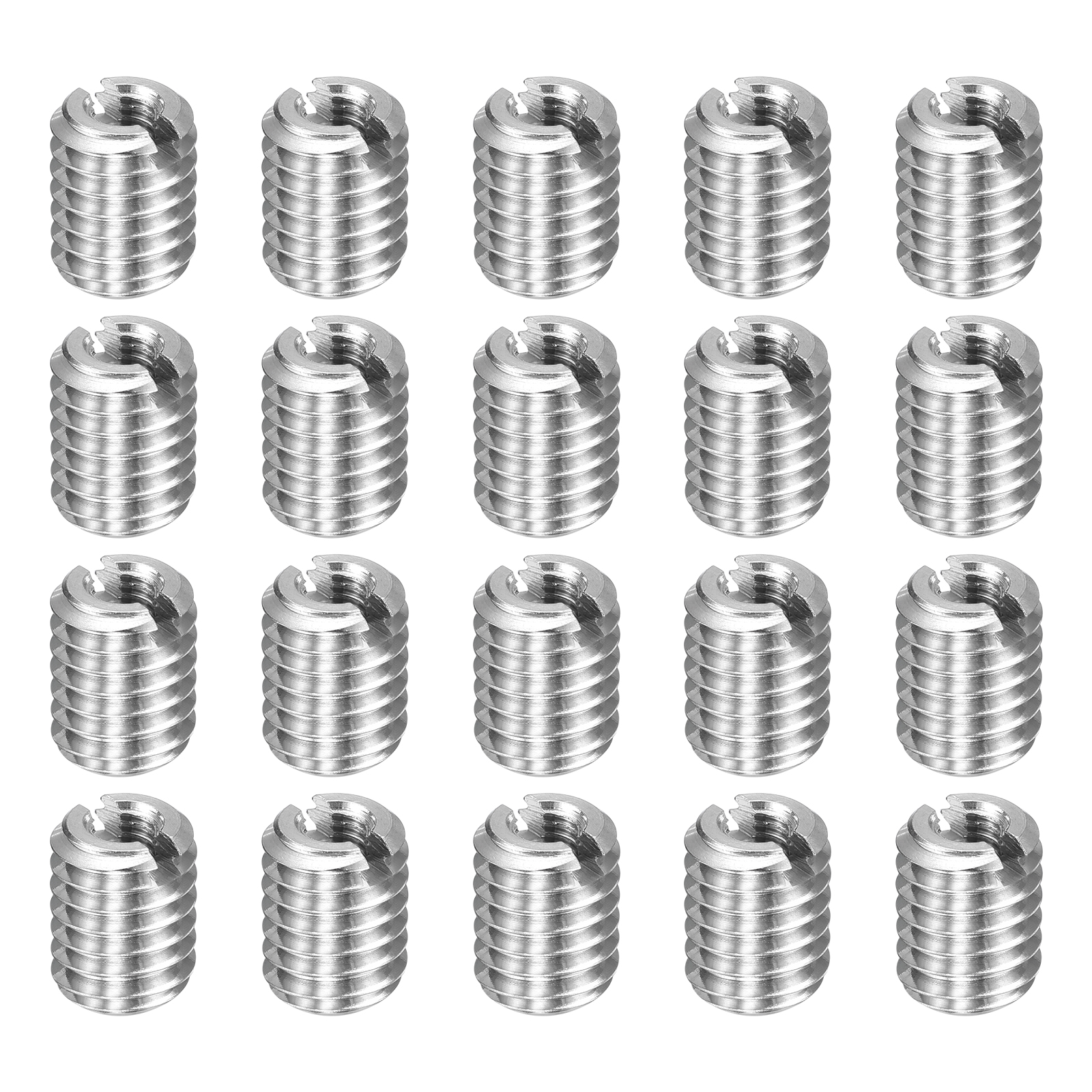 Uxcell 20pcs Thread Repair Inserts M6 x 1 Male to M3 x 0.5 Female ...