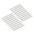 thumbnail image 1 of Uxcell 20pcs Watch Band Pin 20mm Stainless Steel Spring Bar Pins 1.2mm Dia, 1 of 4