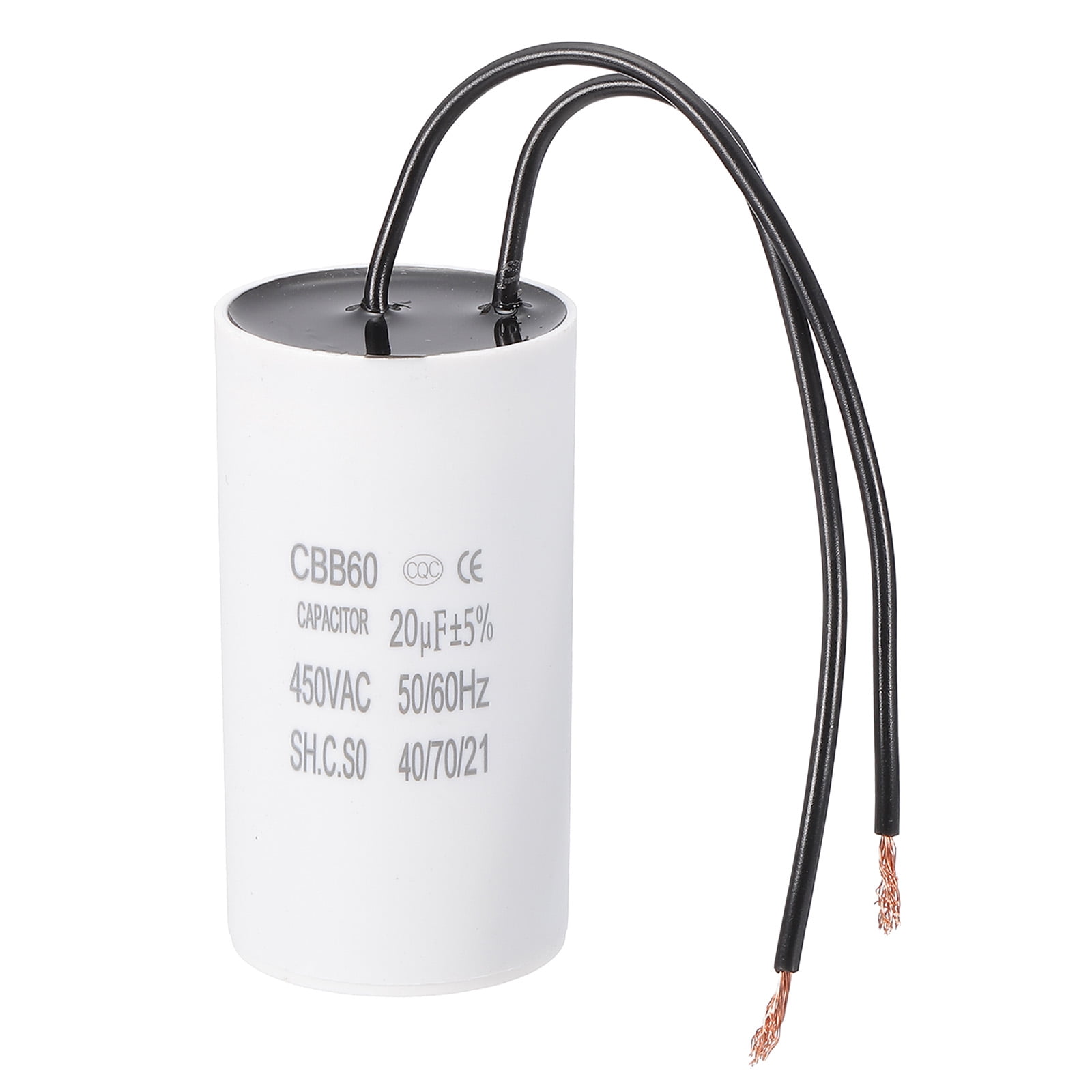 Motorkondensator 20Uf 450Vac Motorbetriebskondensator Cbb60 Motorstartkondensator 450V 20Uf Mikrofarad-Kondensator mit Draht Motorkondensator 20Uf 450Vac Motorbetriebskondensator Cbb60 Motorstartkondensator 450V 20Uf Mikrofarad-Kondensator mit Draht