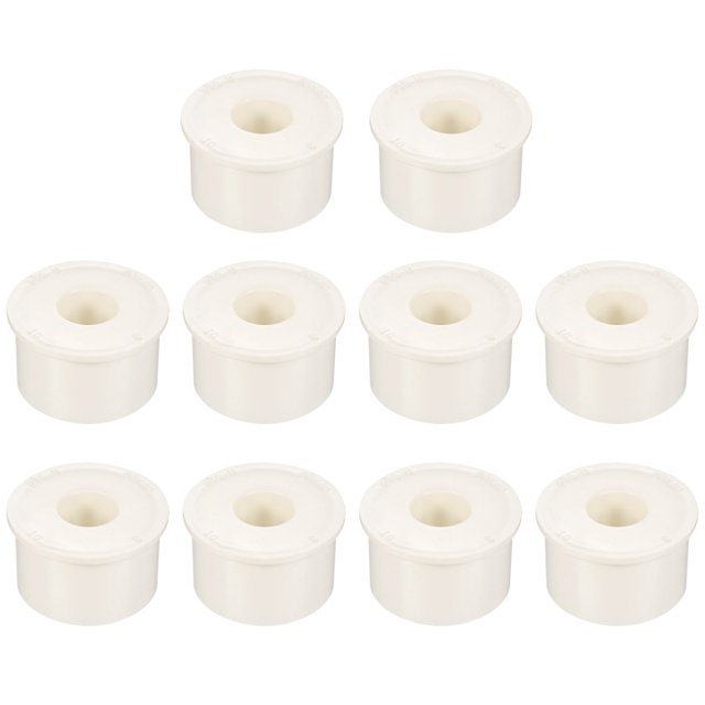 Uxcell 20x50mm PVC Reducer Bushing Pipe Fitting Coupling Tube Adapter ...