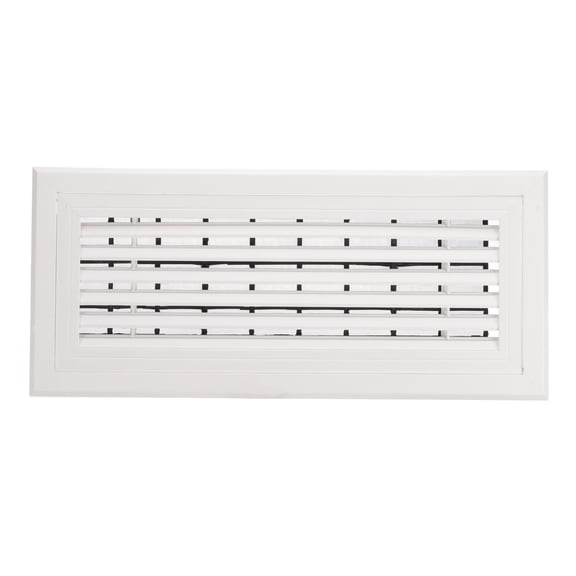 Uxcell Plastic Ventilation Grille, Adjustable Outlet Air Vent Removable Vent Filter Grilles with Built-in Mesh Screen 20x8 Inch